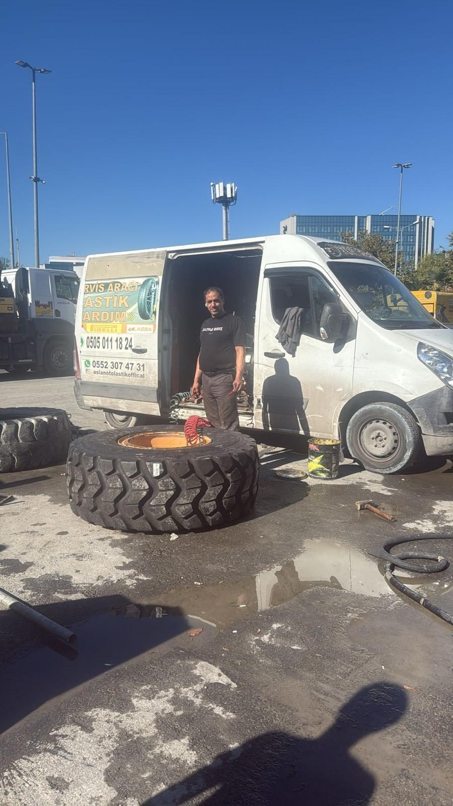 Mercedes C Serisi Lastik Tamiri — Çelik yama seçeneği